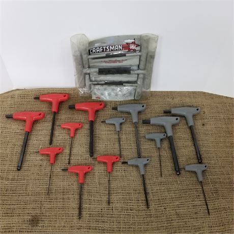 Craftsman & Pittsburg T-Handle Hex Drivers