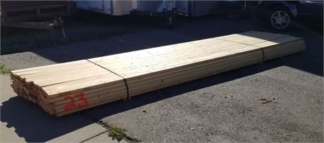 Lumber, 2x4x16', Bunk #23, 78 Pieces