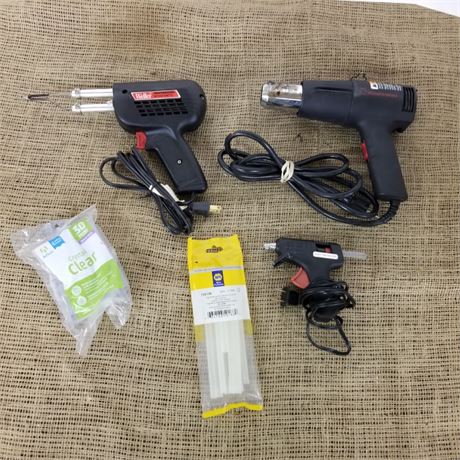 Solder/Heat/Glue Gun Trio