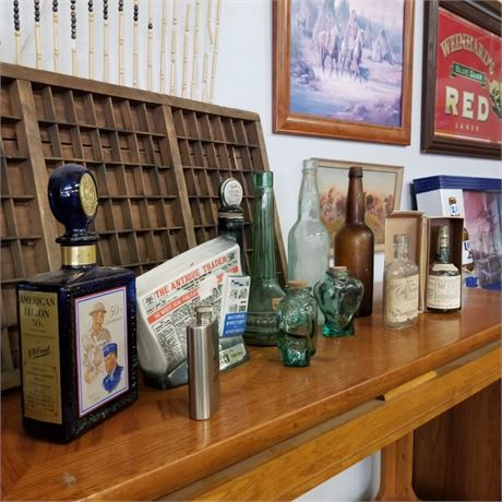 Vintage Liquor Bottles