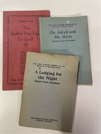 Vintage Mini Paperback Book Trio