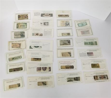 Assorted Foreign Paper Currency