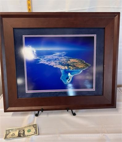 island photo framed and matted
