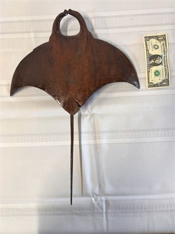 Carved wooden Ray
