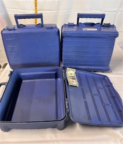 3 craft storage boxes