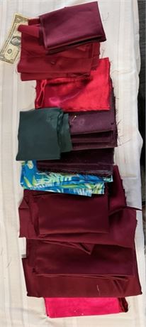 shiny fabric lot