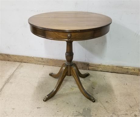 Antique Accent Table w/ Drawer - 28x29x30