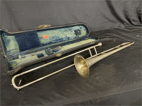 Vintage King Silvertone Trombone & Case