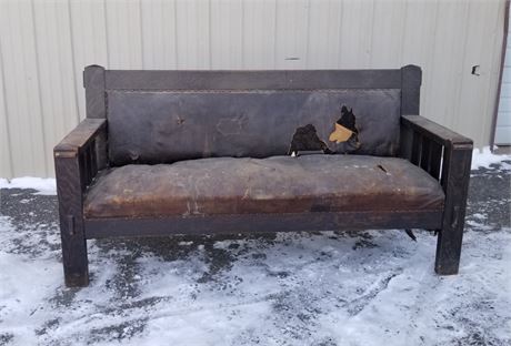 Antique Wood Bench Seat - 72"➡️