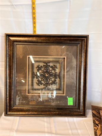 framed medallion