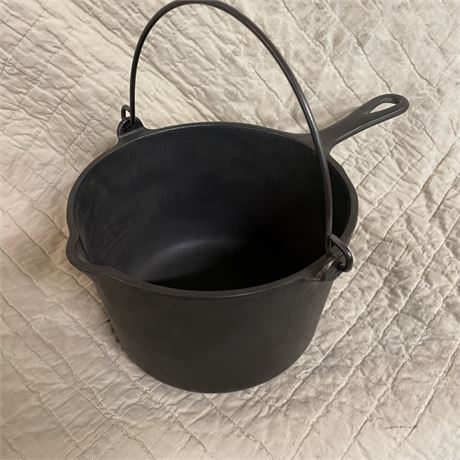 Vintage Wagner Cast Iron Double Handle Pot  - 1265