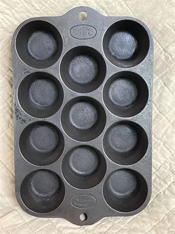 Vintage Wagner Cast Muffin Pan  - 1323