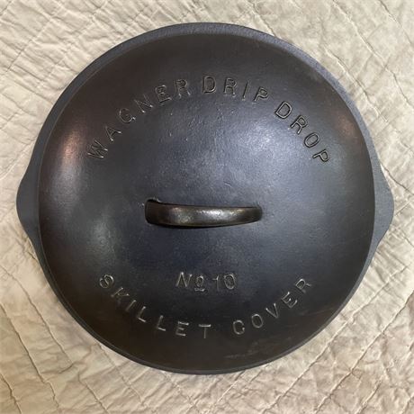 Vintage Wagner Cast Iron no. 10 Skillet Cover