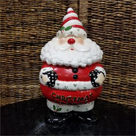 George Good Collectible Santa Cookie Jar - 5x10