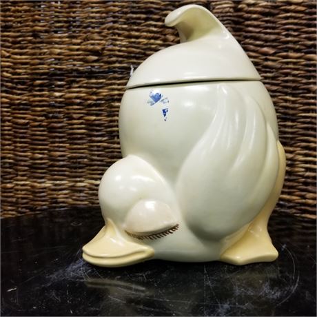 Rare Peking Duck Cookie Jar - 5x11