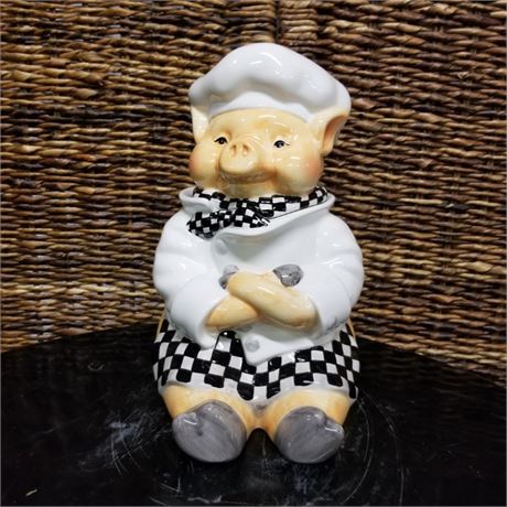 Collectible Pig Chef Cookie Jar - 5x9