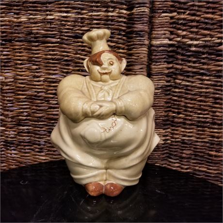 Rare Vintage Chef Cookie Jar - 7x11