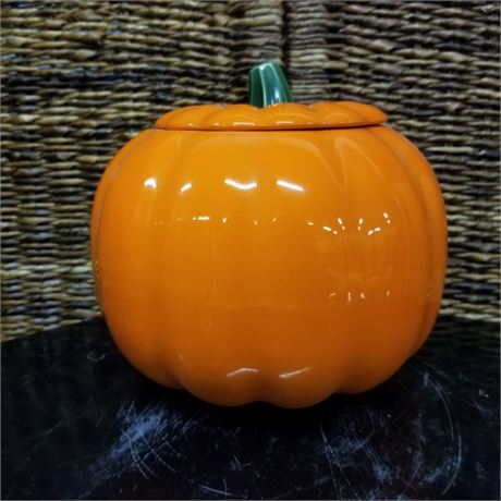 Vintage Pumpkin Cannister - 6x7