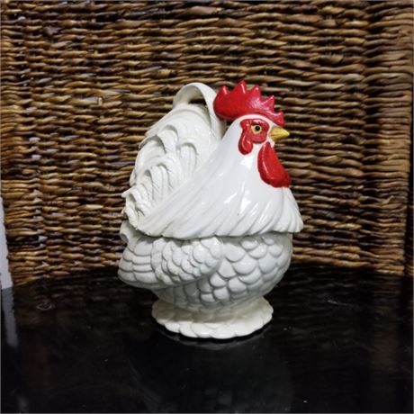 Vintage Hen Cookie Jar - 4x7