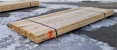 Bunk #7 (2x4x8') Lumber - 33pcs