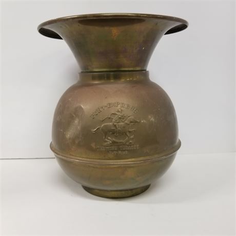 Vintage Pony Express Spittoon