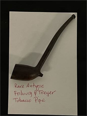 Rare Antique Fribourg & Treyer Tobacco Pipe