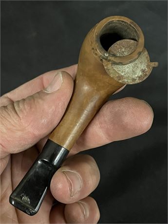 Rare Yello-Bole Plug Spark Prooof Briar Pipe