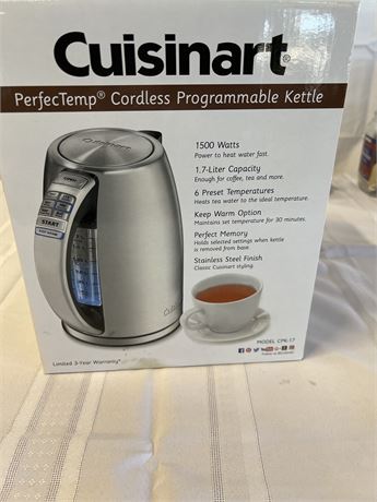 Cuisinart programmable kettle