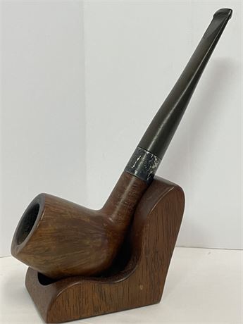 Vintage Sterling Ball Imported Briar Pipe