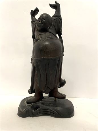 Carved Wood Buddha 11"⬆️