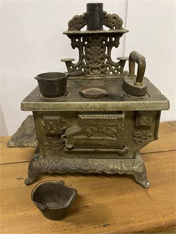 Antique Cast Iron Salesman Sample Eagle Cook Stove