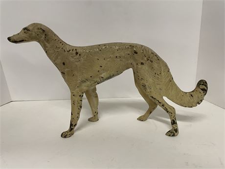 Antique Cast Iron Greyhound Doorstop