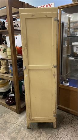 Antique Wood Kitchen/Utility Cabinet...18x14x68