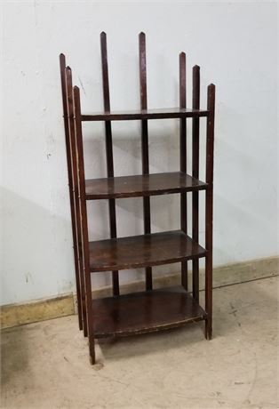 Vintage Wood Shelving Unit...19x11x45