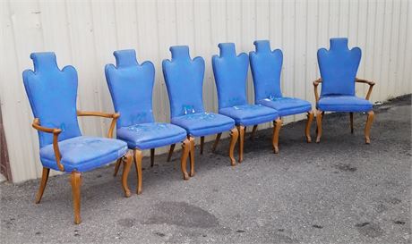 Vintage High Back Tomlinson Dining Room Chairs