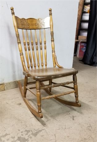 Vintage Wood Rocker