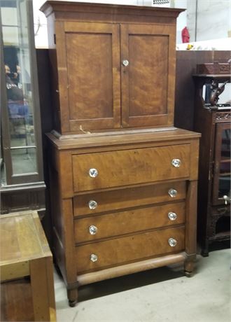 Vintage 2 Piece Dresser (no key)...42x21x82