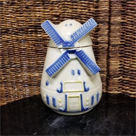 Vintage F.A.P. Co. Windmill Cookie Jar