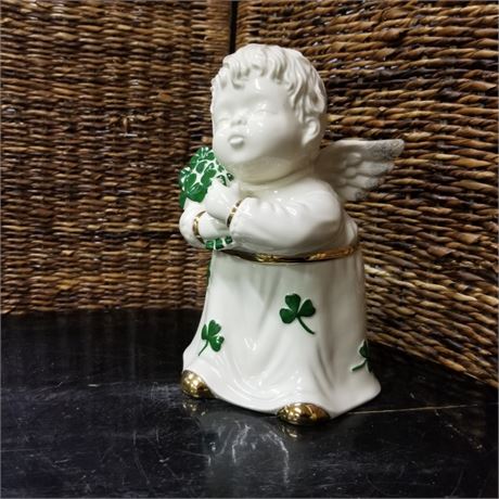 Vintage Lefton Cupid Cookie Jar