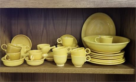 Vintage Yellow Fiestaware  - 37pcs