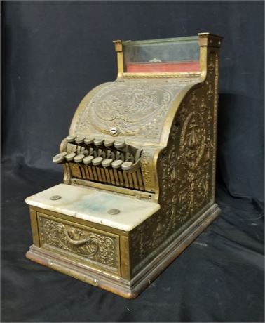 Antique National Cash Register - Works! 10x16