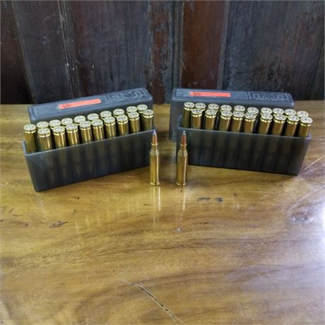 243 Ammo w/ Cases  - 40rds.