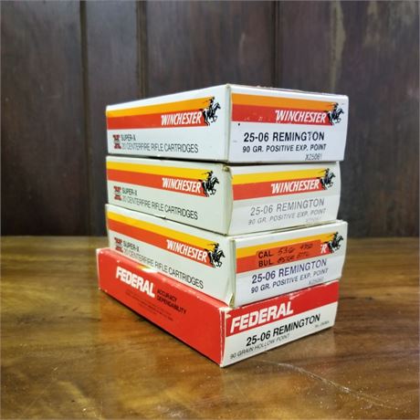 25-06 Remington Ammo - 79rds.