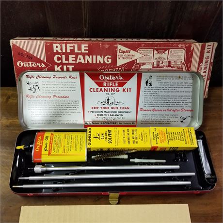 New In Box Never Used Outers Rifle Cleaning Kit