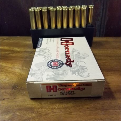 Horady 458 Lott 500 gr. Ammo -19rds