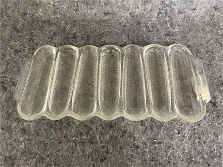 Vintage Glass Wagner Ware Muffin  Pan - 13x6