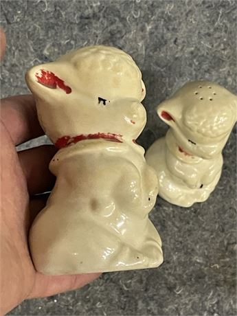 Vintage Lamb Salt & Pepper Shakers