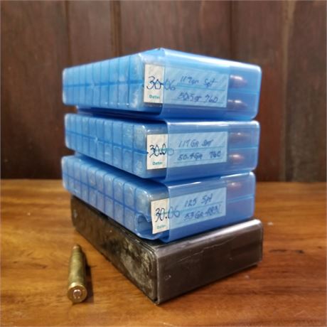 30-06 Ammo & Cases - 80rds.
