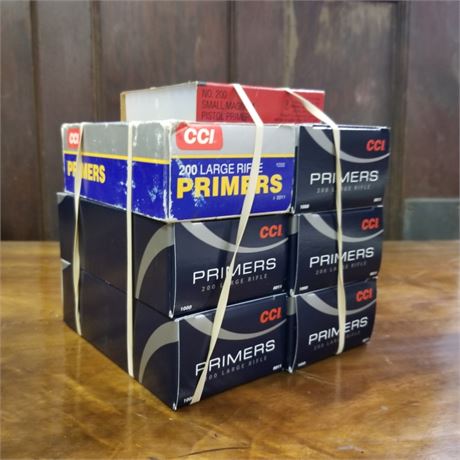 Large Rifle & Pistol Primers - 1300pcs.