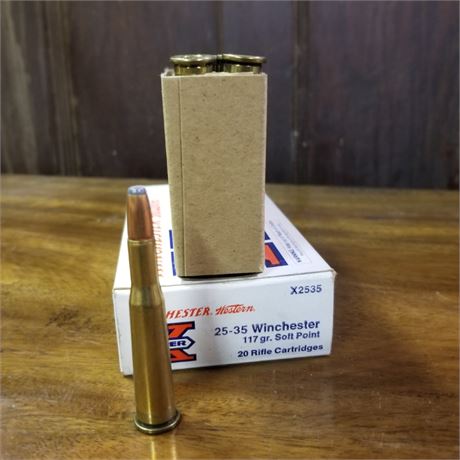 25-35 Winchester Ammo - 20rds